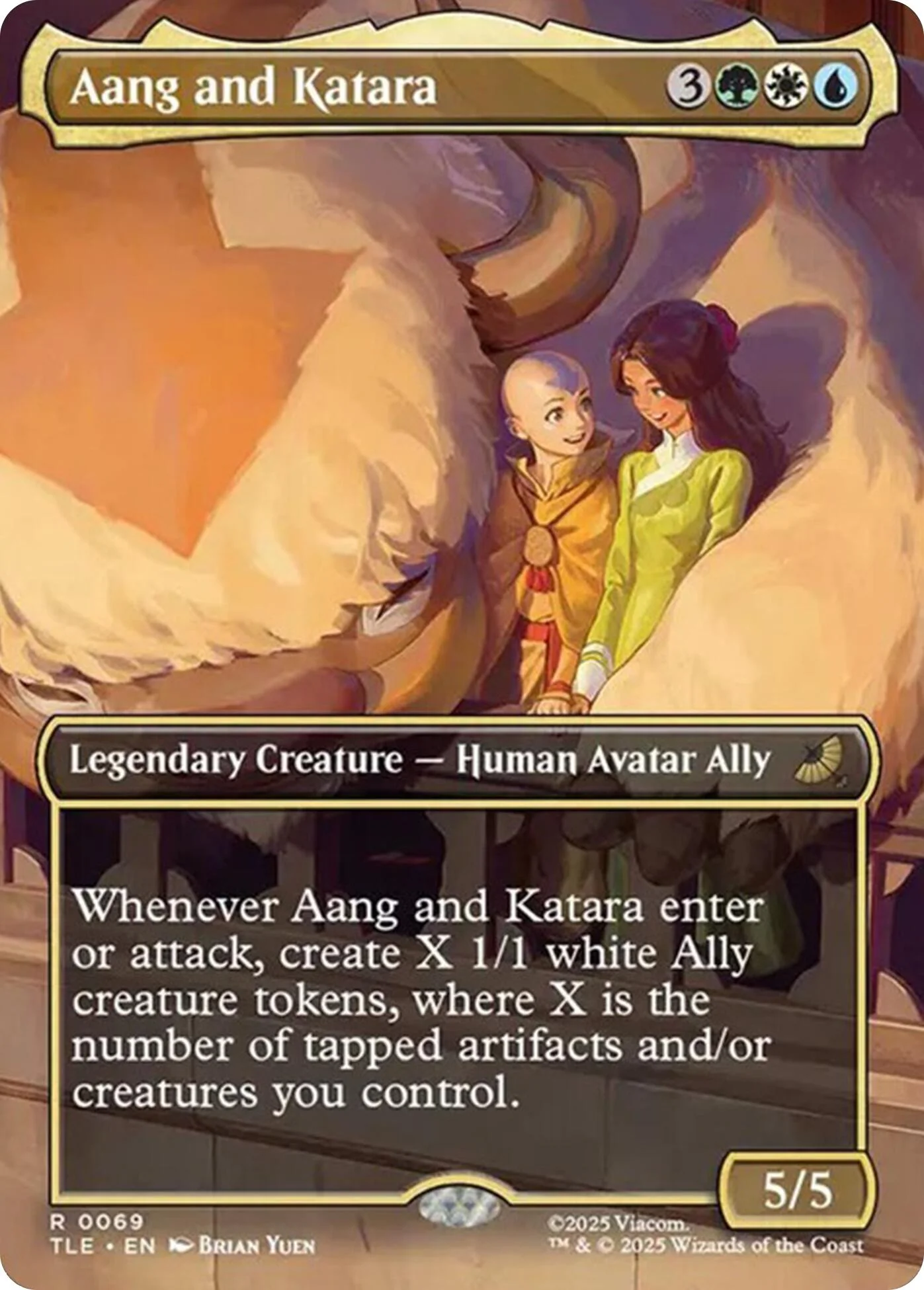 Aang and Katara (Borderless) - 69 - (Avatar: The Last Airbender: Eternal-Legal)