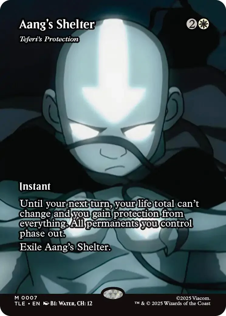 Aang's Shelter - Teferi's Protection (Borderless) - 7 - (Avatar: The Last Airbender: Eternal-Legal)