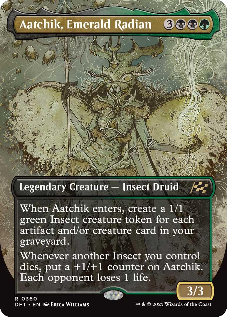 Aatchik, Emerald Radian (Borderless) - 360 - (Aetherdrift)