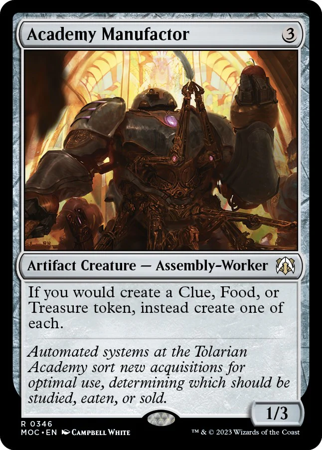 Academy Manufactor - 346 - (Commander: March of the Machine)