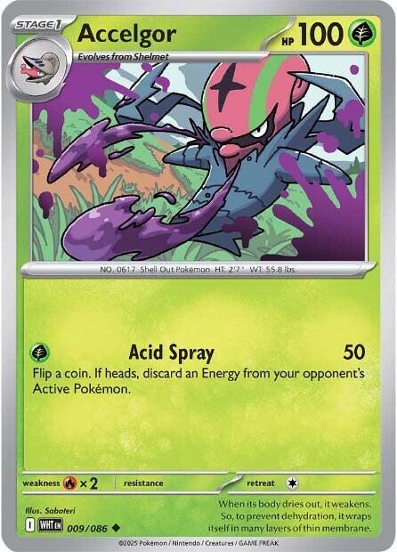 Accelgor - 009/086 - (SV: White Flare)