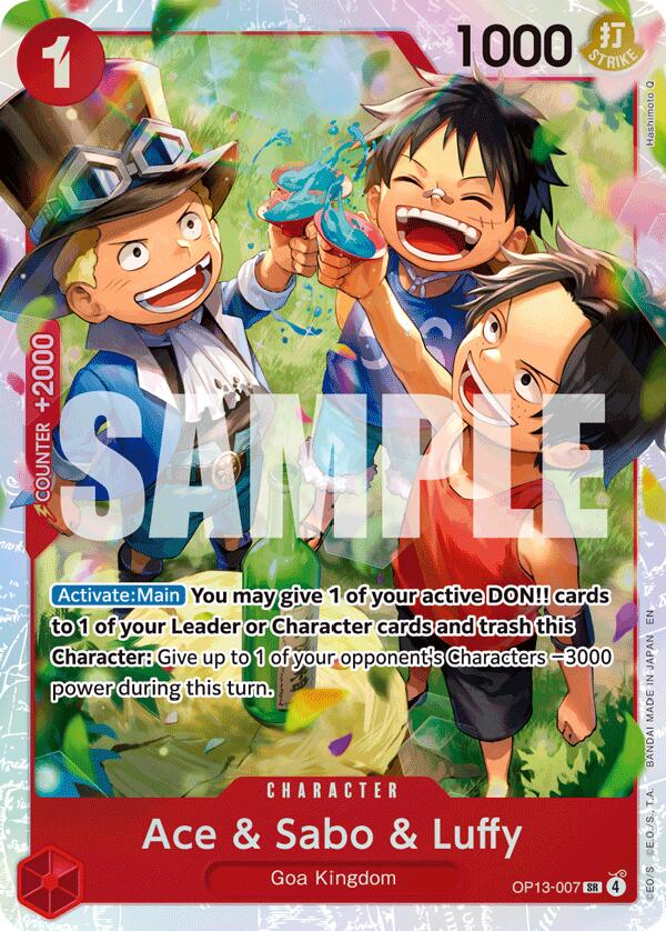 Ace & Sabo & Luffy - OP13-007 - (Carrying On His Will)