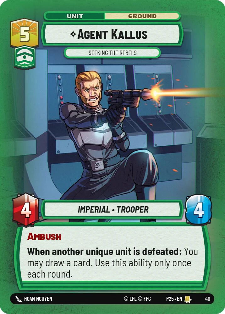 Agent Kallus - Seeking the Rebels - 40 - (Organized Play Promos)