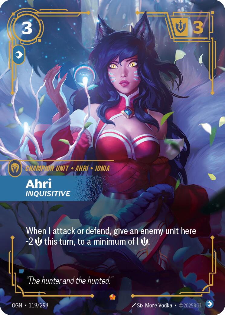 Origins - Ahri - Inquisitive 119/298