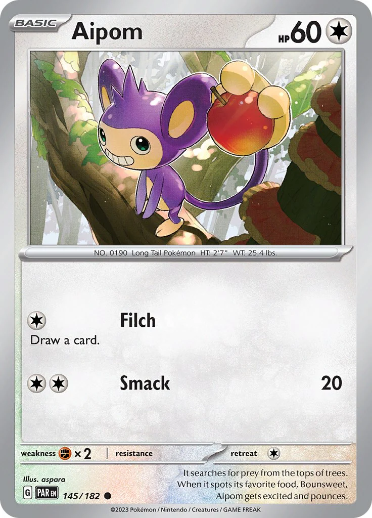 Aipom - 145/182 - 145/182 - (SV04: Paradox Rift)