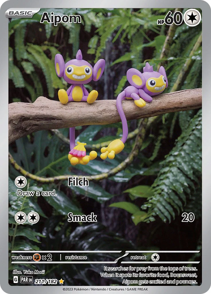 Aipom - 211/182 - 211/182 - (SV04: Paradox Rift)