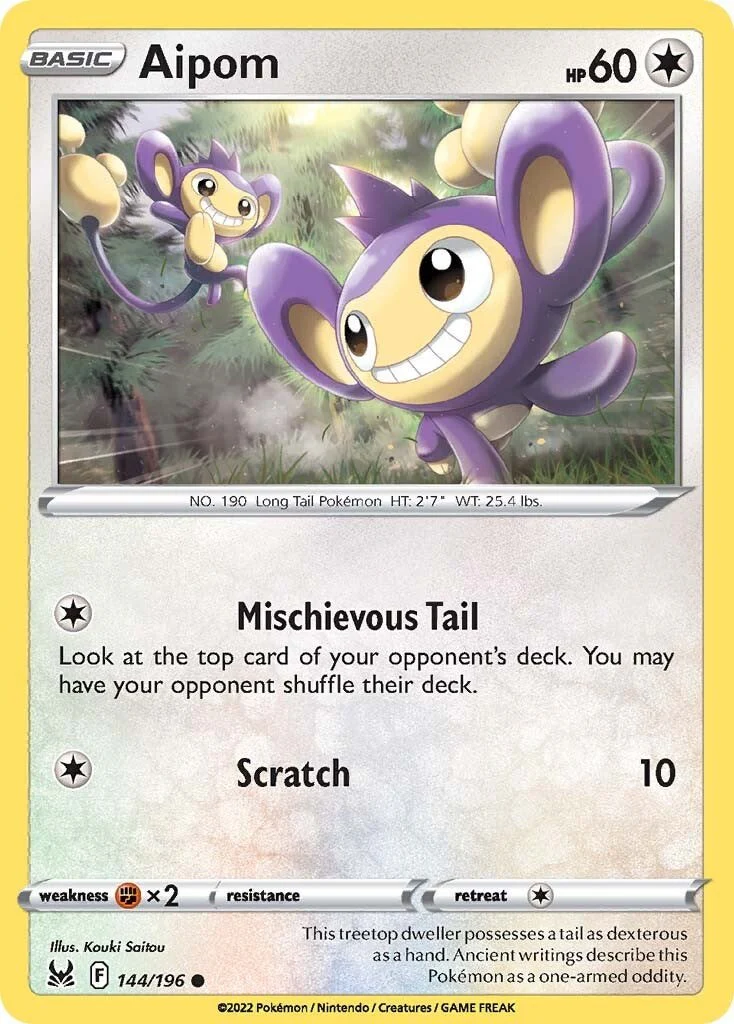 Aipom - 144/196 - (SWSH11: Lost Origin)