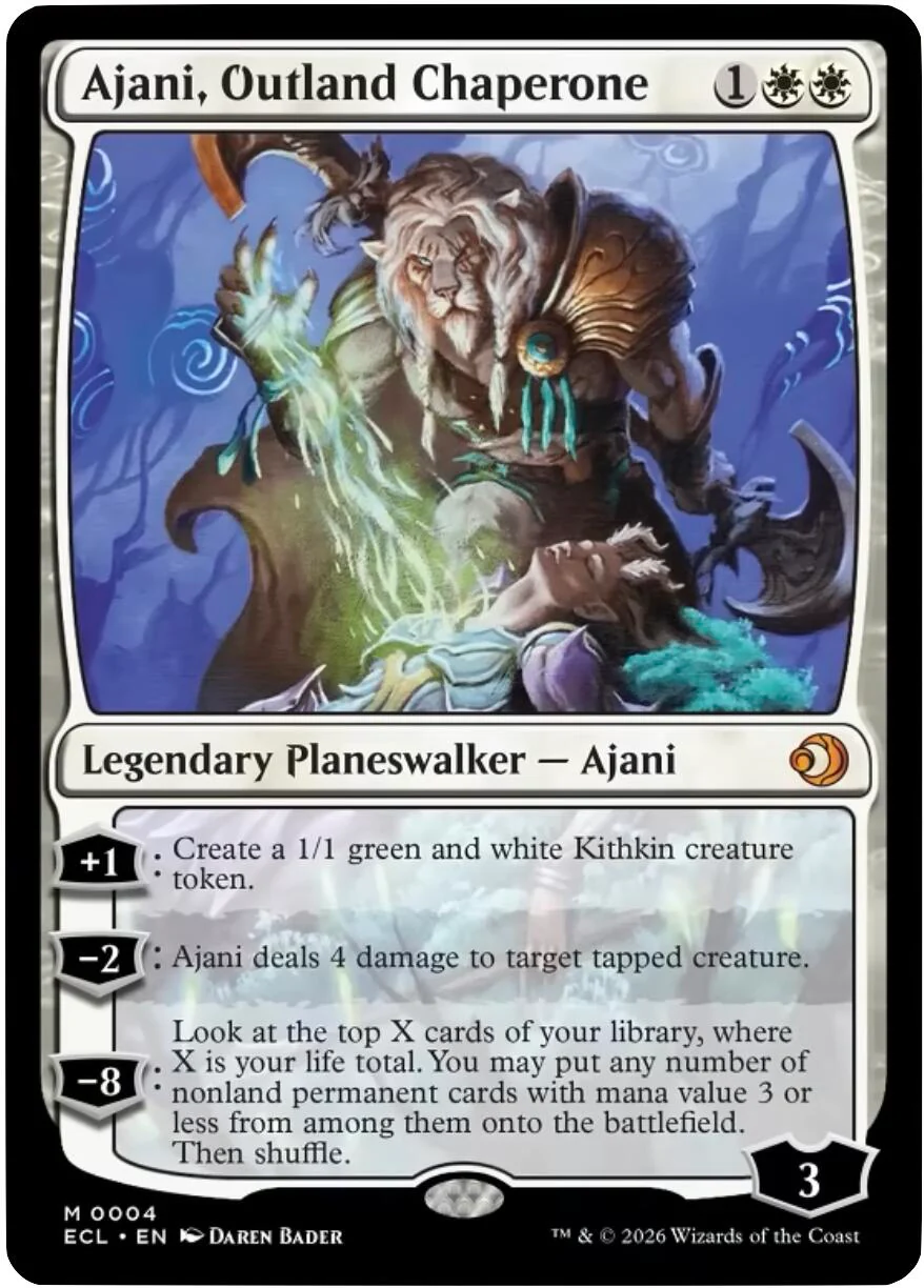 Ajani, Outland Chaperone - 4 - (Lorwyn Eclipsed)