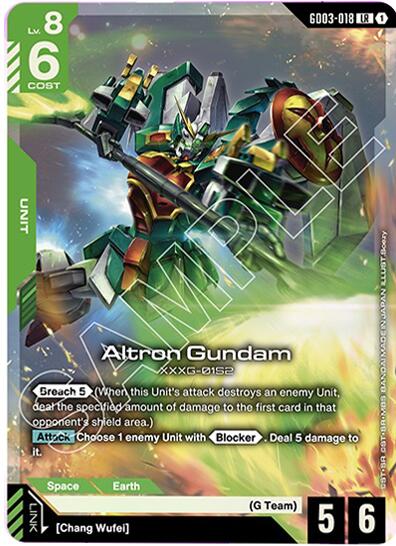 Altron Gundam [GD03 - GD03-018]