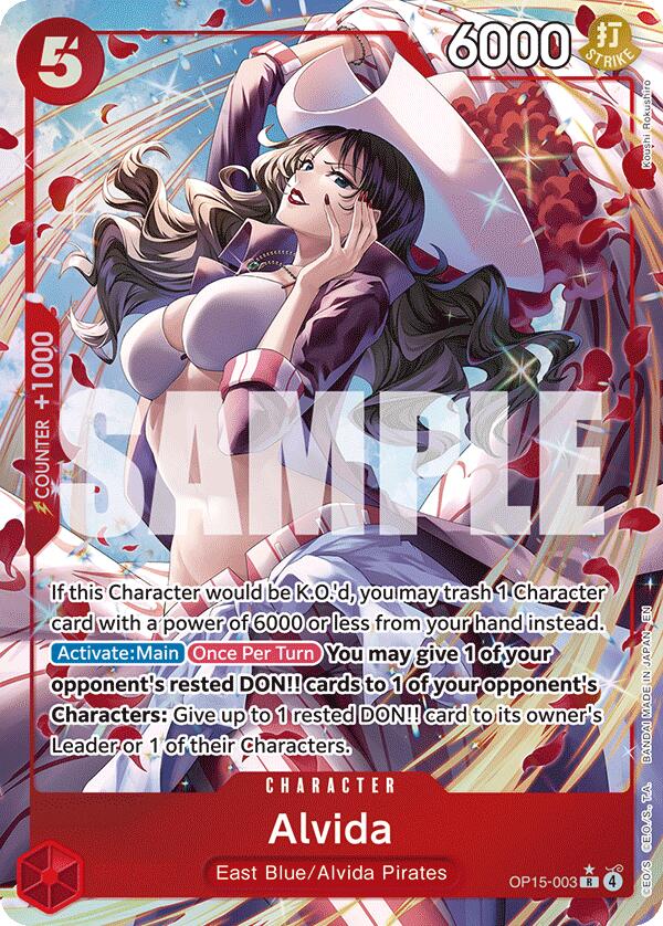 Alvida (Alternate Art) - OP15-003 - (Adventure on Kami's Island)