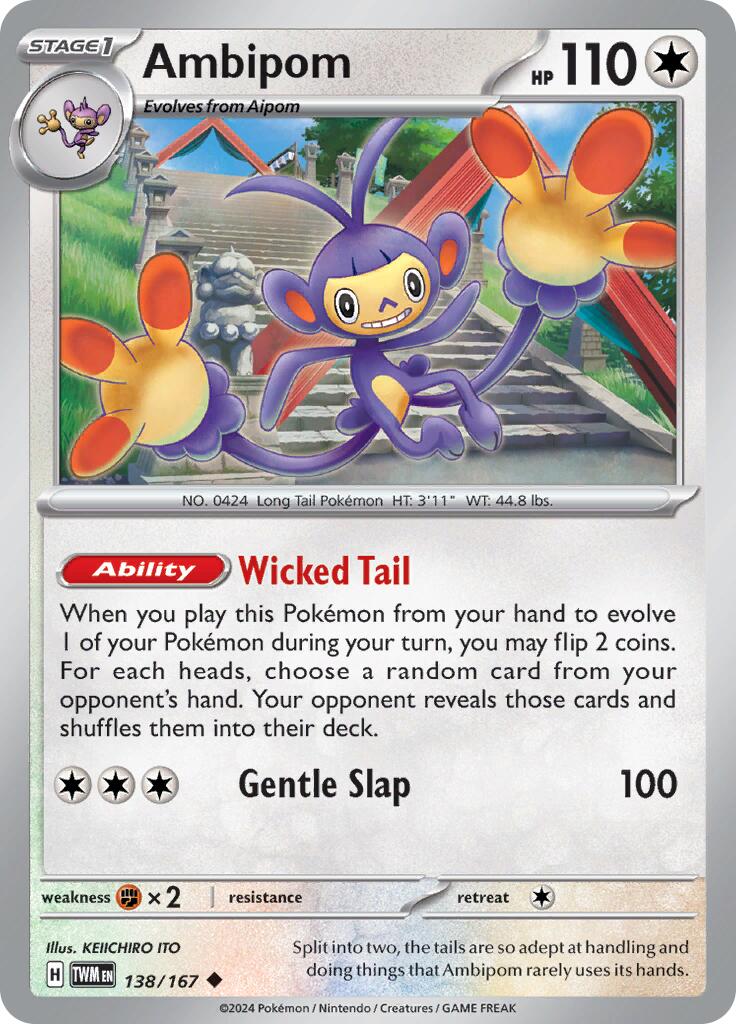 Ambipom - 138/167 - (SV06: Twilight Masquerade)