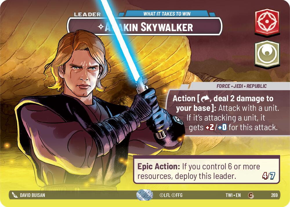 Anakin Skywalker - What it Takes to Win (Showcase) - 269 - (Twilight of the Republic)