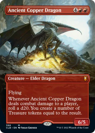 Ancient Copper Dragon (Borderless) - 368 - (Commander Legends: Battle for Baldur's Gate)