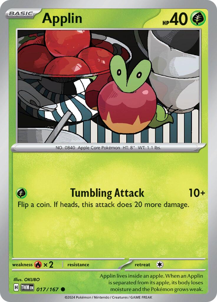 Applin - 017/167 - 017/167 - (SV06: Twilight Masquerade)