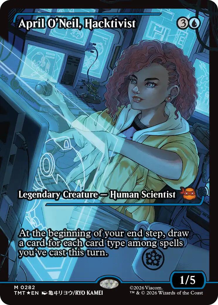 April O'Neil, Hacktivist (0282) (Showcase) - 282 - (Teenage Mutant Ninja Turtles)