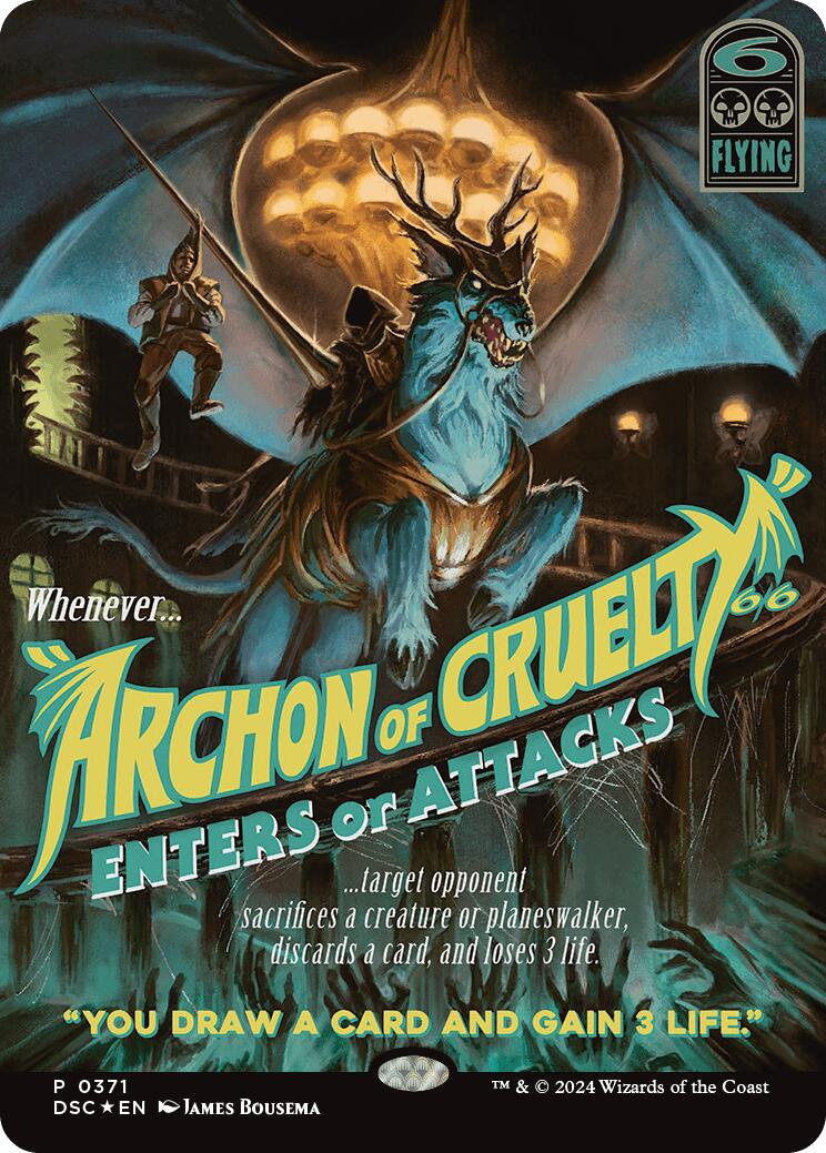 Archon of Cruelty (Showcase) - 371 - (Commander: Duskmourn: House of Horror)