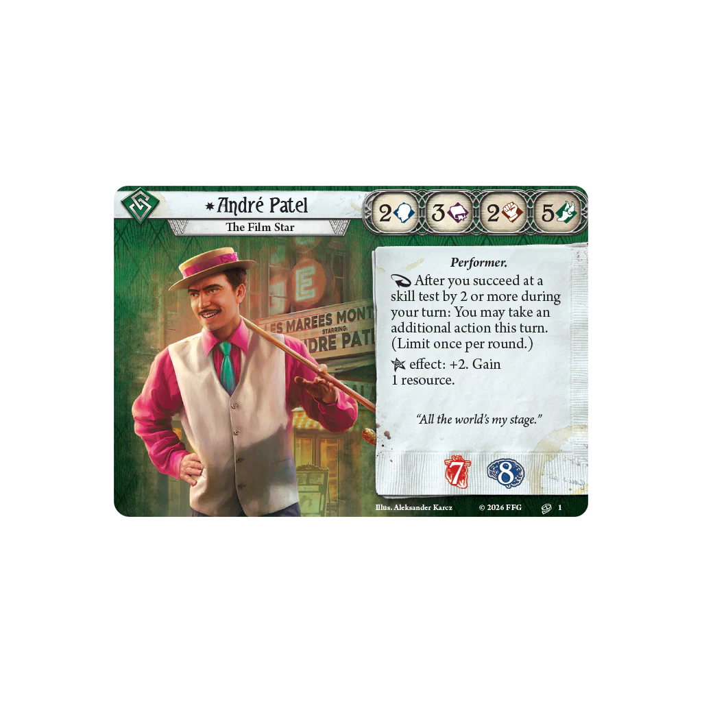 Arkham Horror LCG: Andre Patel Investigator Deck - Image 2
