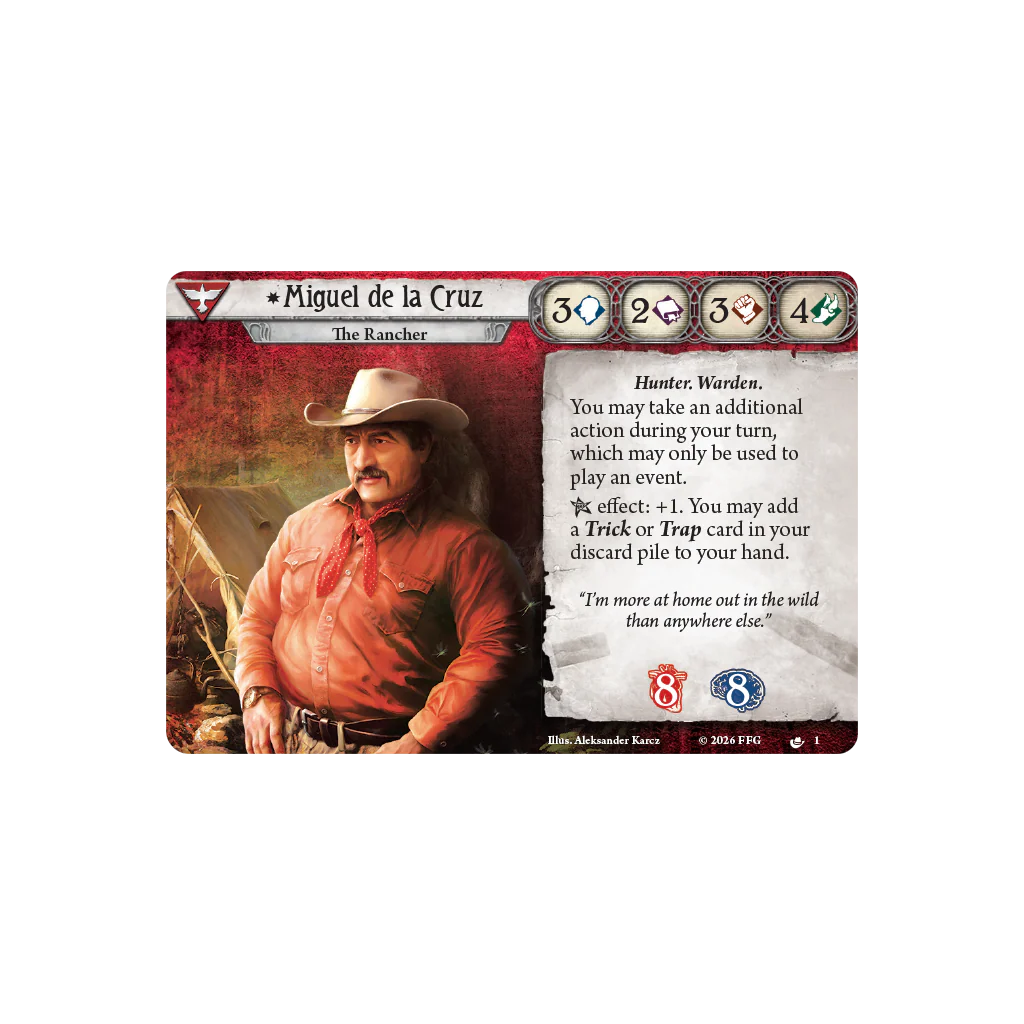 Arkham Horror LCG: Miguel de la Cruz Investigator Deck - Image 2