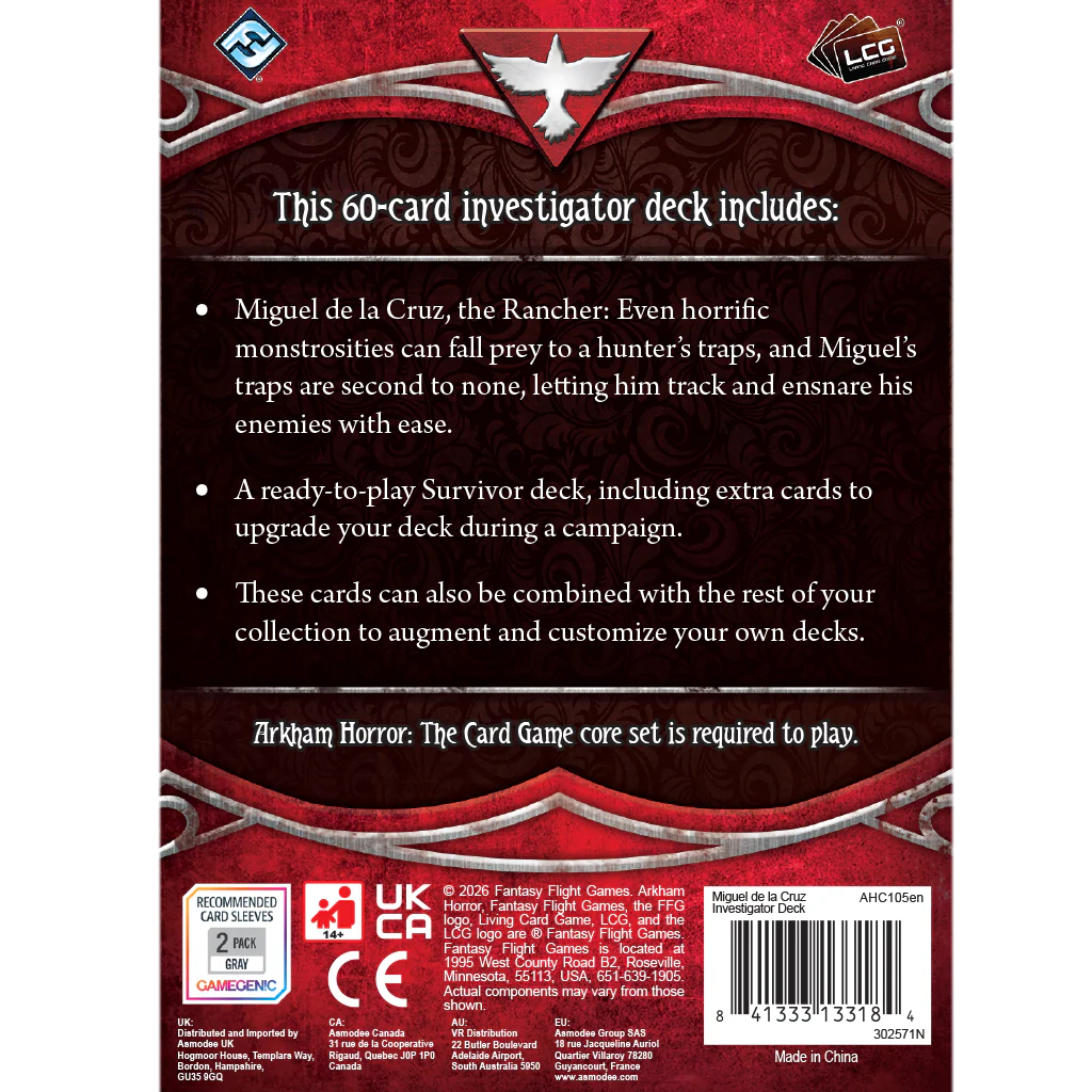 Arkham Horror LCG: Miguel de la Cruz Investigator Deck - Image 3