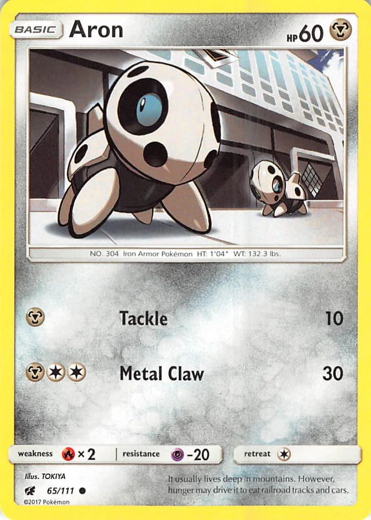Aron - 65/111 - (SM - Crimson Invasion)
