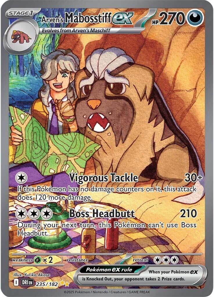 Arven's Mabosstiff ex - 235/182 - 235/182 - (SV10: Destined Rivals)