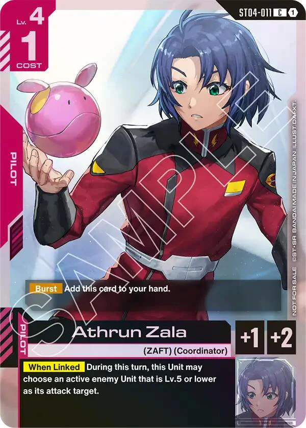 Athrun Zala (Store Tournament Participant Pack 01) [GCG-PR - ST04-011]