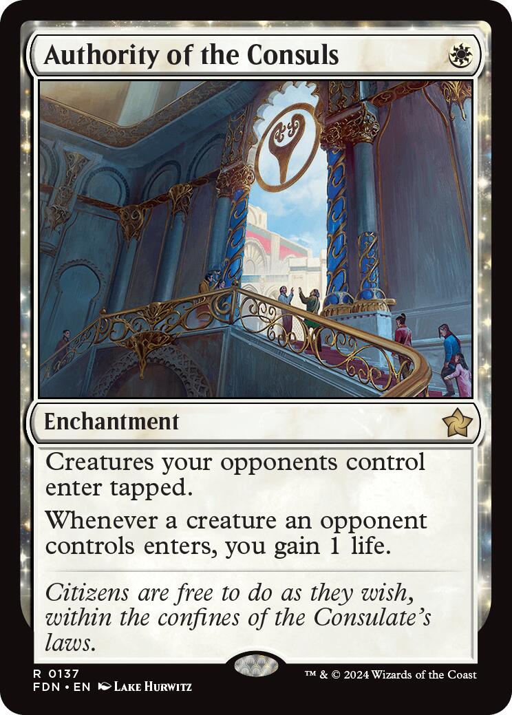 Authority of the Consuls - 137 - (Foundations)
