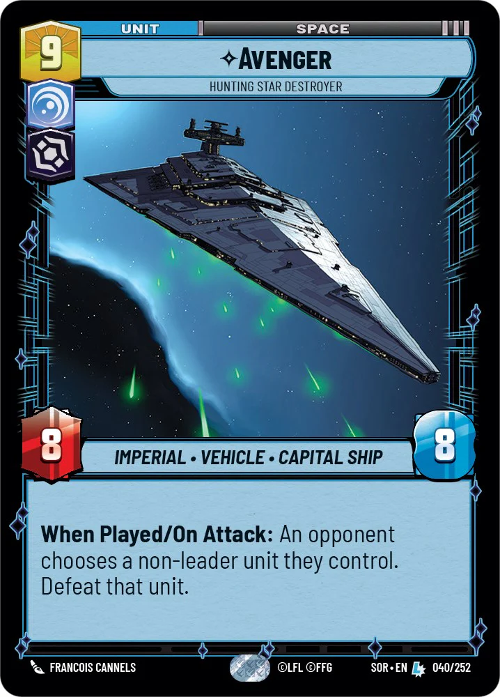 Avenger - Hunting Star Destroyer - 040/252 - (Spark of Rebellion)