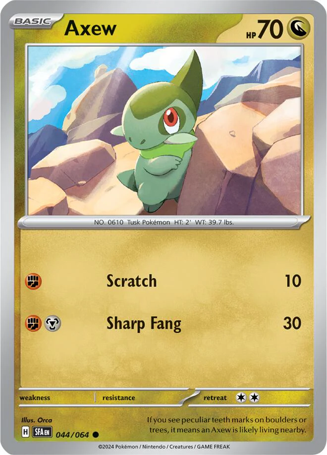 Axew - 044/064 - (SV: Shrouded Fable)