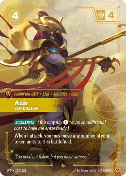 Spiritforged - Azir - Sovereign 177/221