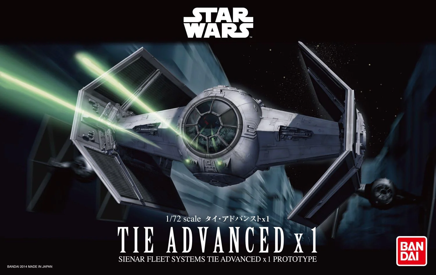 Bandai Hobby Character Line 1/72 - Star Wars - Tie Advanced - Image 3