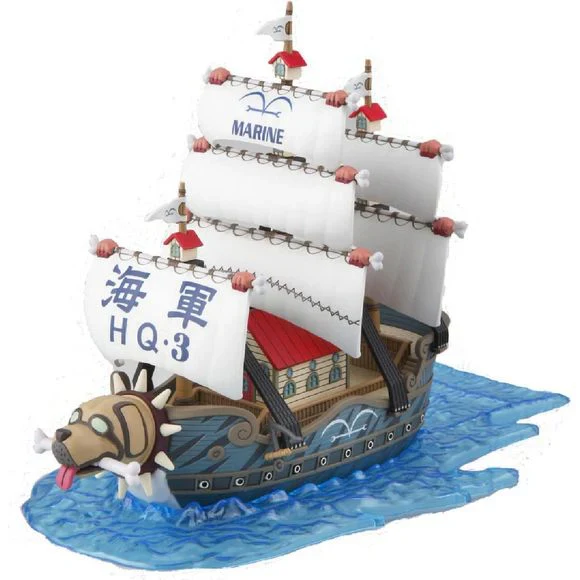 Bandai Hobby - One Piece - Garp's Marine Warship - Grand Ship Collection - Model Kit - Image 2