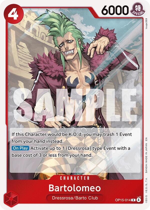 Bartolomeo - OP15-014 - (Adventure on Kami's Island)