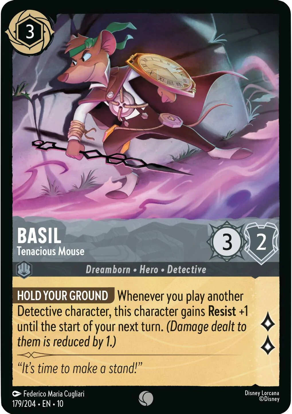 Basil - Tenacious Mouse - 179/204 - (Whispers in the Well)