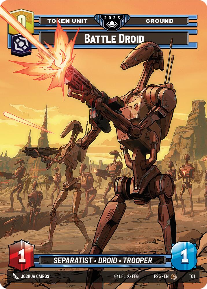 Battle Droid // Clone Trooper - T01 // T03 - (Organized Play Promos)