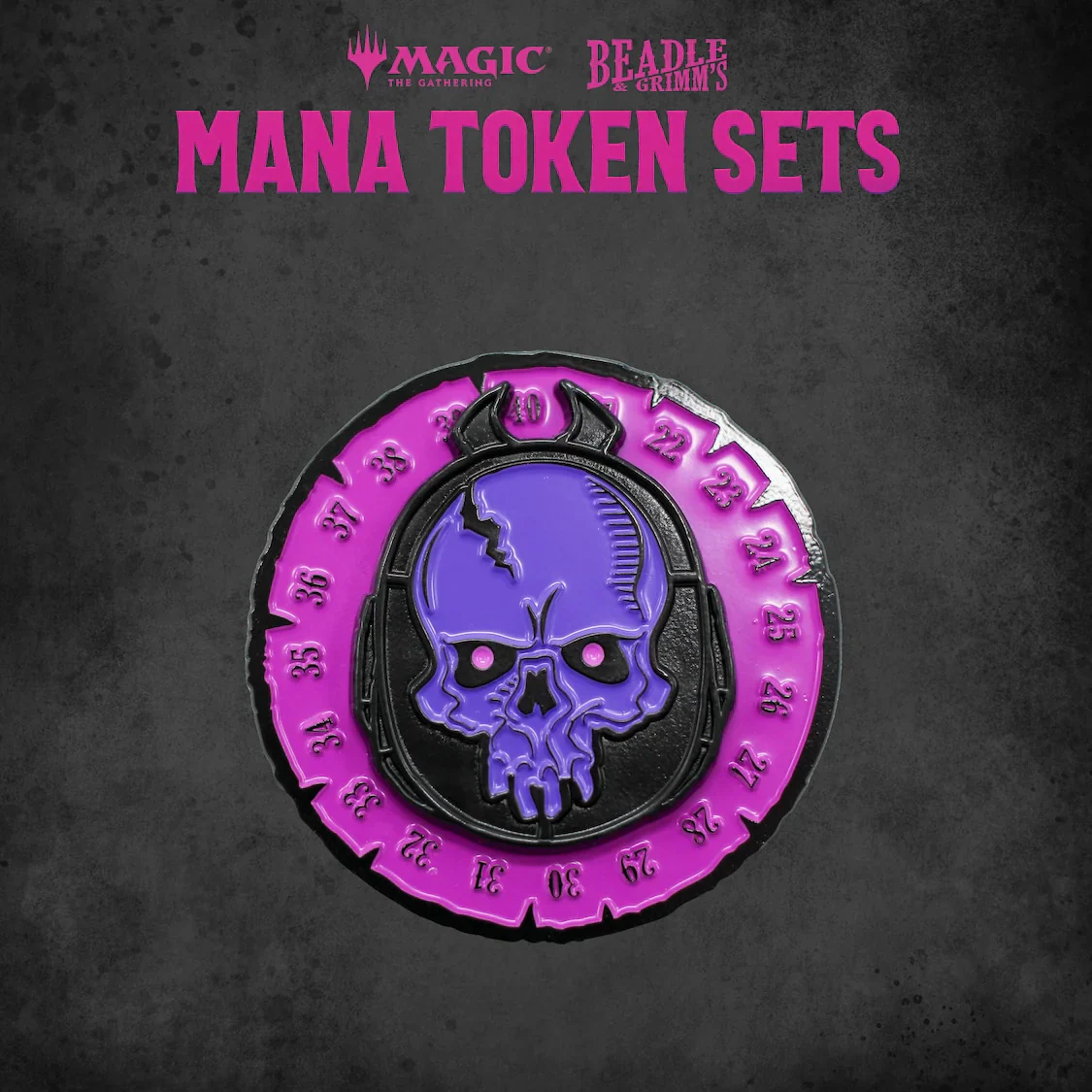 Beadle & Grimm's: Magic: The Gathering - Black Mana Token Set - Image 3