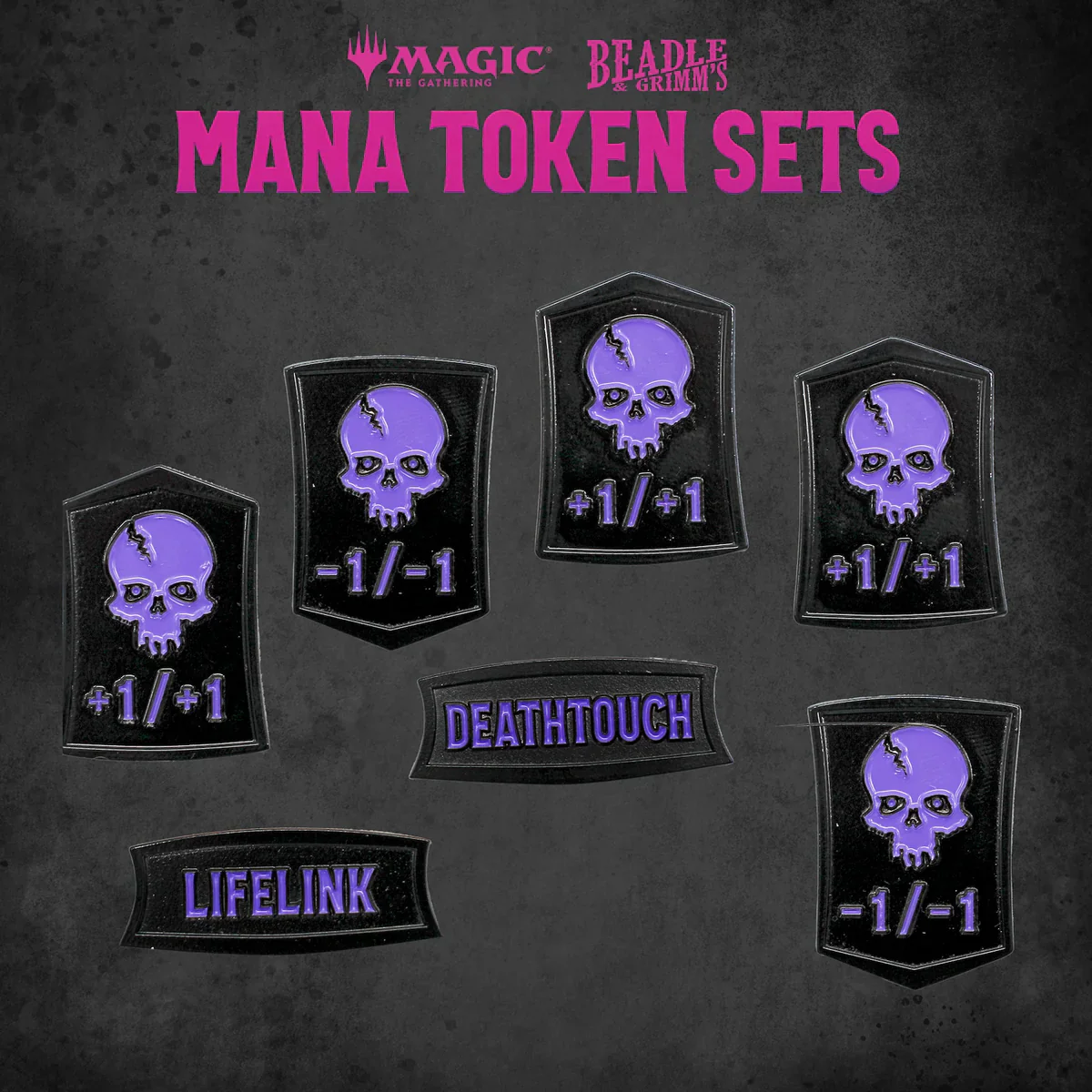 Beadle & Grimm's: Magic: The Gathering - Black Mana Token Set - Image 4