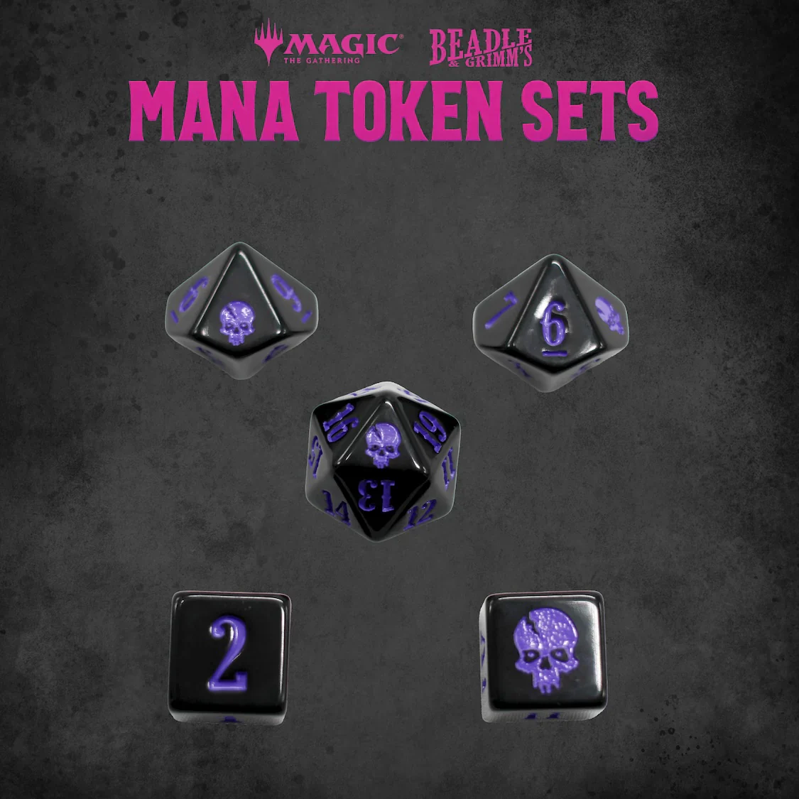 Beadle & Grimm's: Magic: The Gathering - Black Mana Token Set - Image 5