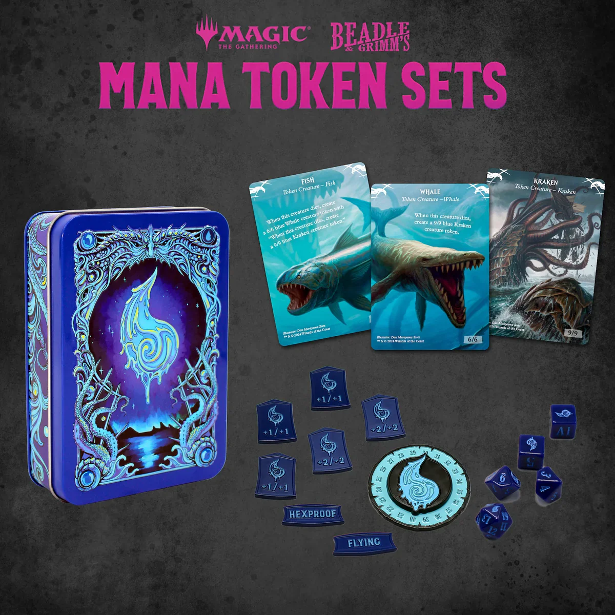 Beadle & Grimm's: Magic: The Gathering - Blue Mana Token Set