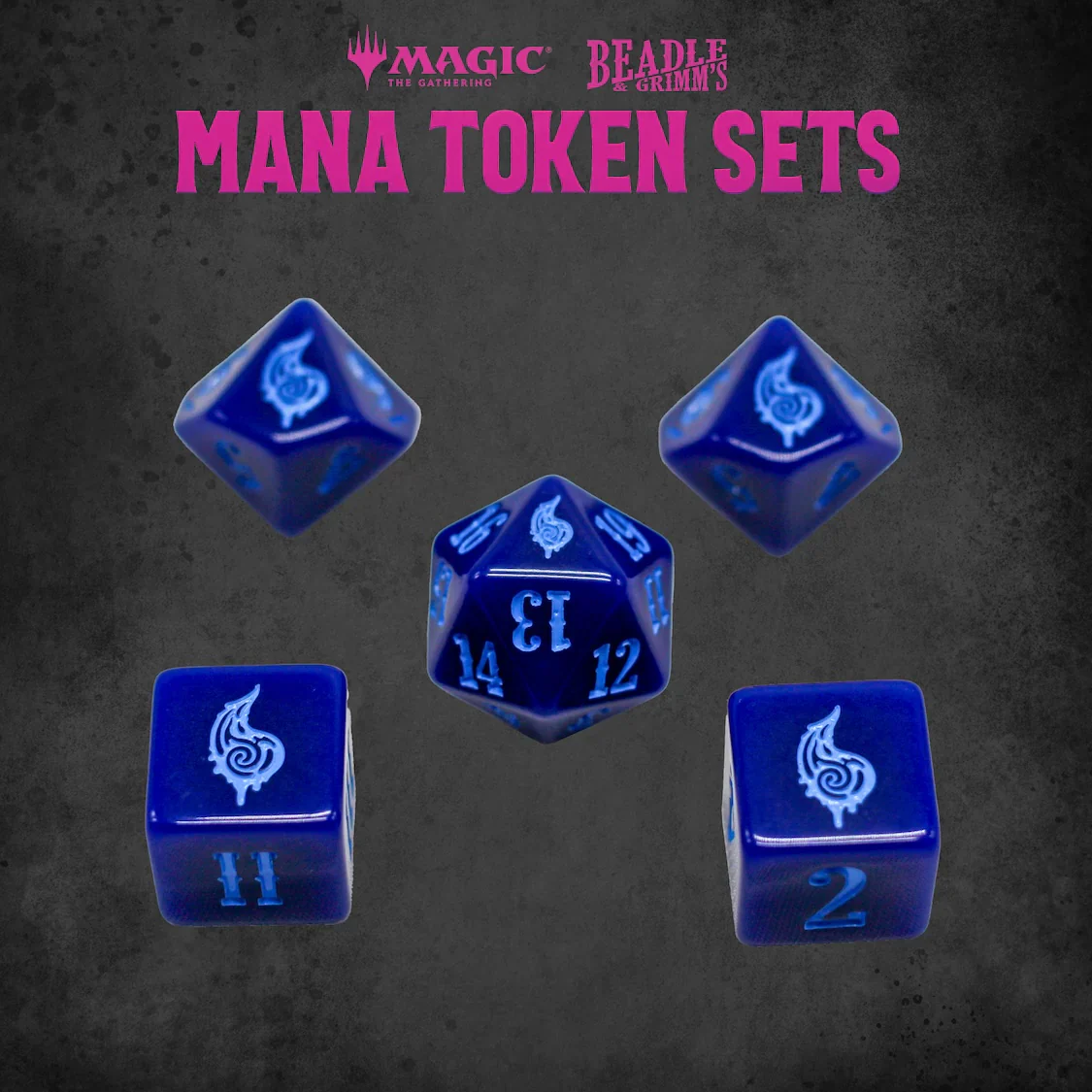 Beadle & Grimm's: Magic: The Gathering - Blue Mana Token Set - Image 4