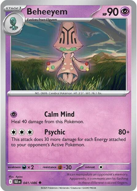 Beheeyem - 041/086 - (SV: Black Bolt)