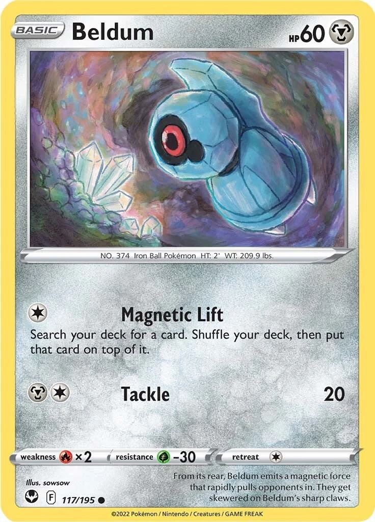 Beldum - 117/195 - (SWSH12: Silver Tempest)