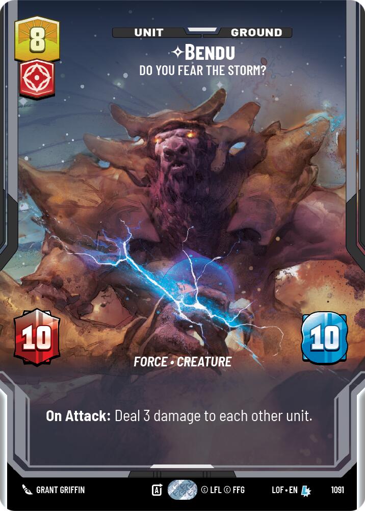 Bendu - Do You Fear the Storm? (Prestige Foil) - 1091 - (Legends of the Force)