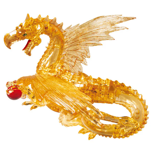 BePuzzled: Original 3D Crystal - Golden Dragon Deluxe Puzzle - Image 2