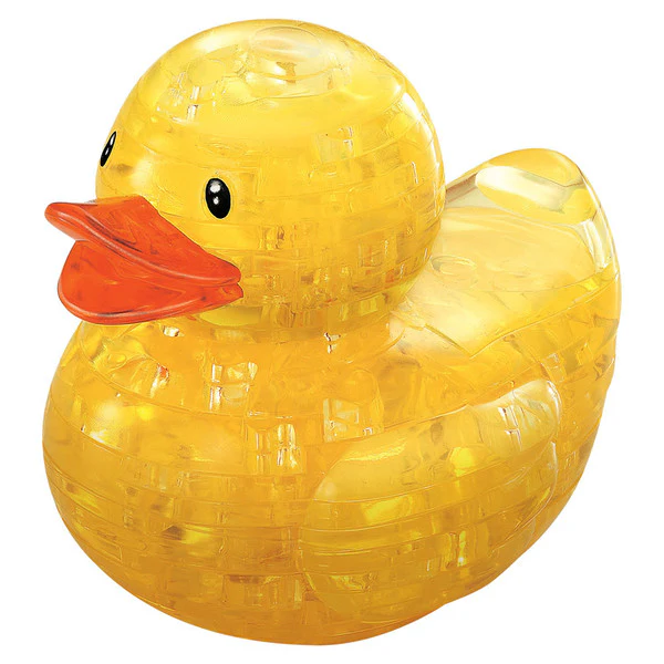 BePuzzled: Original 3D Crystal - Rubber Duck Puzzle - Image 2