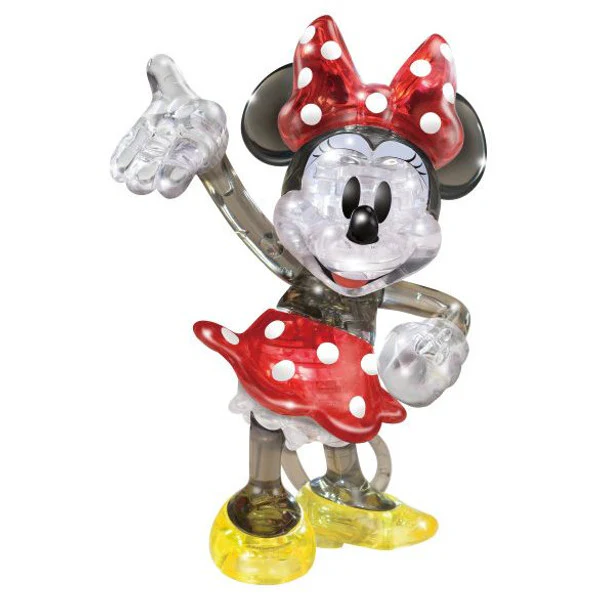 BePuzzled: Original 3D Crystal: Minnie Mouse (Multi-Color) Puzzle - Image 2