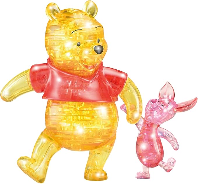 BePuzzled: Original 3D Crystal - Winnie the Pooh and Piglet Deluxe Puzzle - Image 3