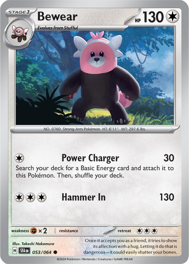 Bewear - 053/064 - 053/064 - (SV: Shrouded Fable)