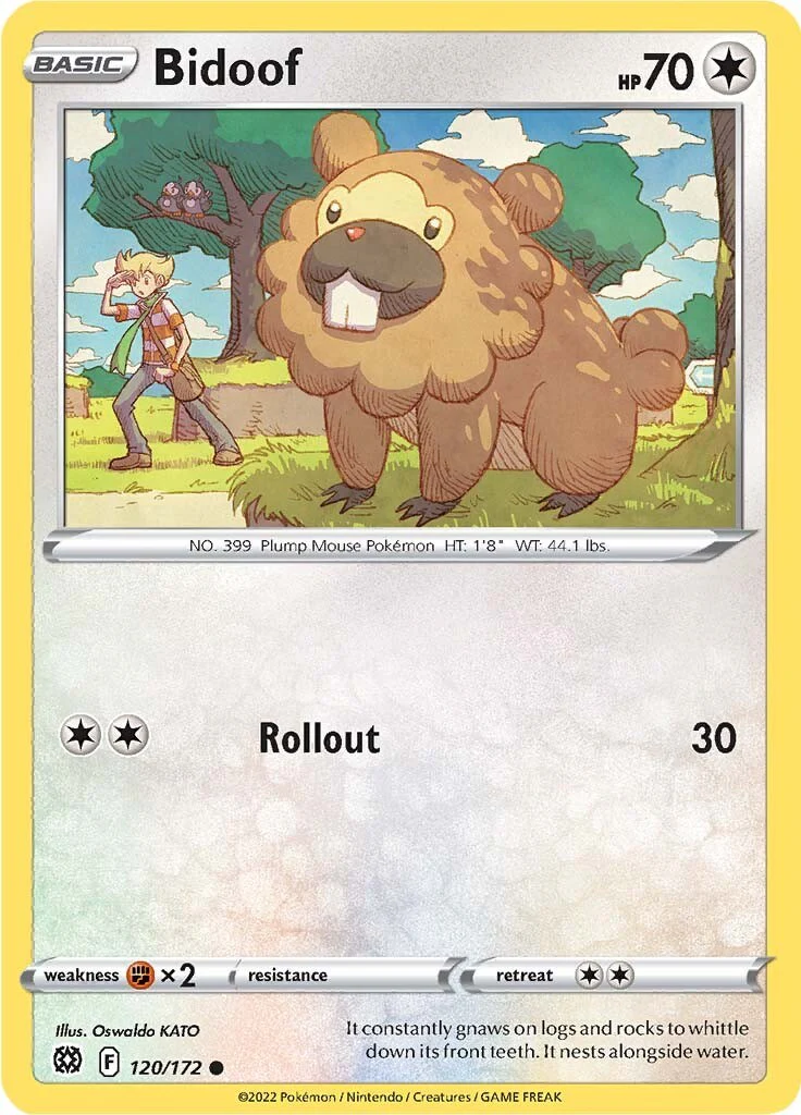 Bidoof - 120/172 - (SWSH09: Brilliant Stars)