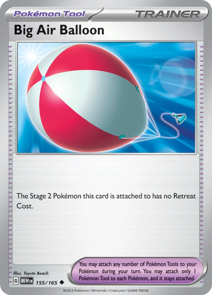 Big Air Balloon - 155/165 - (SV: Scarlet & Violet 151)